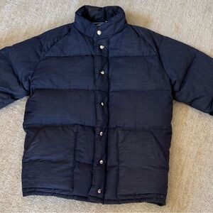 Vintage Weather Watchers Navy Puffer Jacket Size Medium